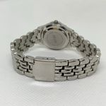 Women’s USA flag dial watch vintage silver tone quartz rotating bezel running Photo 4