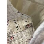 Rebecca Taylor  La Vie Jaipur Fleur Off White Beige Floral Pink Maxi Dress XS EUC Photo 6