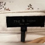 Rag and Bone Ellie High Rise Crop Ankle Jeans in Micro Pink Floral White Size 28 Photo 14