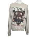 ANINE BING Tiger Muse Stone Crew Pullover Sweatshirt 100% Organic Cotton Size XS Photo 1
