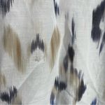 Elie Tahari Women's Pleated Cream Navy Abstract Silk Blend Lined Blouse Size XS Photo 8