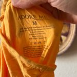 Adore Me NWT  Size med marigold Cowl Neck Mesh Sides Monika Slip sleep Nightie Photo 6