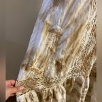 KSP India Pvt Ltd Tie Dye Crochet Eyelet Maxi‎ Dress Small Photo 5