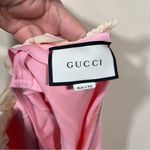 Gucci Authentic  Jersey Ruffled Dress Knee Short Sleeve Puff Interlocking XS Photo 15