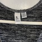 Jules & Leopold  GREY/BLACK HEATHERED MAXI DRESS SIZE LARGE V NECK SLEEVELESS Photo 2