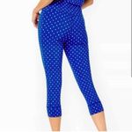 Lilly Pulitzer  Luxletic High Rise Cropped Leggings NWT Size XS Borealis Blue Photo 3