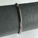 Women’s vintage silver tone triangular shaped bangle bracelet‎ one size Gray Photo 1