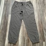 Calypso St. Barth  Silk Appoline Gray Jogger Pants Size Small Photo 0