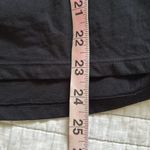 Loft black padded shoulder structured 100% cotton muscle tee top shirt Mββ Photo 8