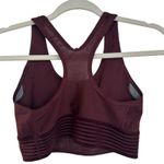 Nike Women's Burgundy Pro Mesh Sports Bra with Velour Logo Detailing,Size S, EUC Photo 1