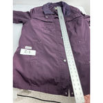 Gallery Womans Woman All Weather Coat 2 X Purple Zip/snap Front Pockets Photo 6