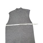 Banana Republic  XXL‎ Extra Fine Merino Wool Gray Mock Neck Knit Tank Photo 5