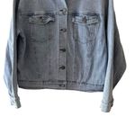 Melrose and Market Denim Jean Jacket Womens Light Blue Button Closure SZ M Photo 2