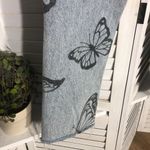 PacSun Eco Butterfly Jeans High Waisted Straight Leg Raw Hem Light Wash Blue 26 Photo 8