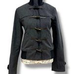 NWT See By Chloe Women’s Size 8 Gray Wool Short Coat Jacket Designer Photo 0