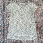 Lululemon Another Mile Short Sleeve Top Size 6-8 Tiger Space Dye Black White Photo 7