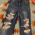 American Eagle Ripped Skinny Jeans Photo 0