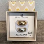 House of Harlow  1960 | Dual-Tone Ring Set | Size 7 Photo 0