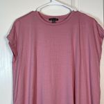 Eileen Fisher  Rose Pink Shirt Dress Boxy Sleeves Mid-Length Small EUC #0566-OC Photo 1