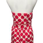 The Limited  Pink Polka Strapless Dot Dress Sz8 Photo 6