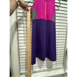 Title Nine Dress Small Diamalete Colorblock Athlesiure Activewear Built In Bra Photo 3