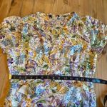 Lulus Feels Magical Ivory Floral Print Short Sleeve Wrap Maxi Dress Photo 2