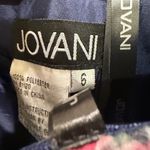 Jovani  40331 | Off the Shoulder Floral Navy Gown | Ruffles | Women’s 6 Photo 7