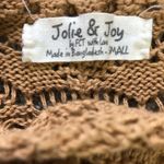 Jolie & Joy Brown Crochet Cropped Tank Top Photo 2