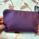 Kate Spade  Gala burgundy Nylon Double Zippered Wristlet Photo 7