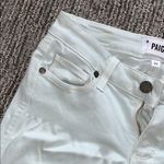 Paige Light Sea Green  Skinny Jeans Photo 3