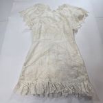 Tularosa  Kassie Mini Dress in White Lace XL Photo 2