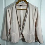 Maurice's Maurice’s Polyester/Rayon/Spandex Soft Pink Jacket Size Large Photo 0