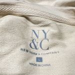 NY&C sweatshirt blouse knit top :Box H: Tan Size L Photo 5