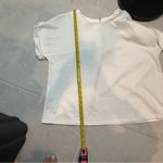 MELLODAY  Classic White Short Sleeve Top Photo 4