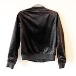 Sanctuary Black Velvet Bomber Jacket Photo 1