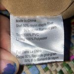 The Sak Tan, Green, Pink, White, Orange, Blue Striped Woven Ribbon Purse Photo 9