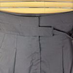 Helmut Lang Helmut Lang Womens Pleated Basalt Black Size 2 Silk Preppy Career Wear Dressy Photo 1