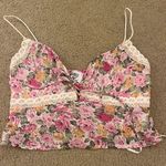 Princess Polly Pink Rose Floral Tank Photo 0