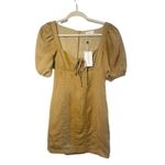Lovers + Friends  Steph Mini Dress in Tan M New Photo 4