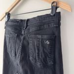 Rag and Bone Lace Up Skinny Jeans Black Coal cotton blend casual pockets high rise Photo 5