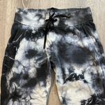 Lululemon Sz 6 Warm Down Jogger Earth Dye Black and White Tie-Dye Pull On Pants Photo 6