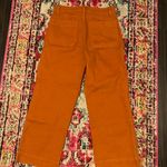 Madewell burnt orange slim Emmett wide-leg crop pant Photo 4