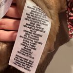 Aeropostale Pink Brown Lined Vest Faux Fur Hood Sz Small Y2K Photo 6