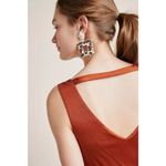 Maeve Anthropologie Enchantment Jumpsuit Rust Orange Size Small Photo 1