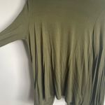 Lulus NWT Spin Around Olive Green Long Sleeve Twist-Back Top Photo 8