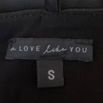 A Love Like You Black Silk Satin Sleeveless Cami Camisole Tank Bodysuit Top Sz S Photo 3