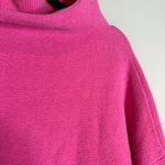 Free People  Women's Ottoman Slouchy Sweater in Hot Pink Photo 2
