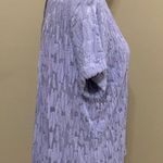 Vera Wang Simply Purple Jacquard Top Photo 2