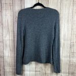 Ellen Tracy  Charcoal Cashmere Sweater Photo 4