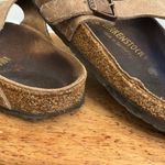 Birkenstock Gizeh Oiled Leather Sandals Women 8 Tobacco Boho Comfort Photo 3